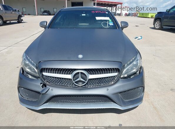 WDDWJ4JB5HF343416 2017 MERCEDES-BENZ C-CLASS Серый Вид щитка приборов