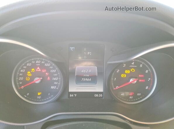 WDDWJ4JB8HF337755 2017 MERCEDES-BENZ C Silver Սարքավորումների վահանակի տեսք