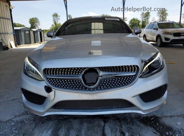WDDWJ4JBXJF596107 2018 MERCEDES-BENZ C Silver Vista frontal