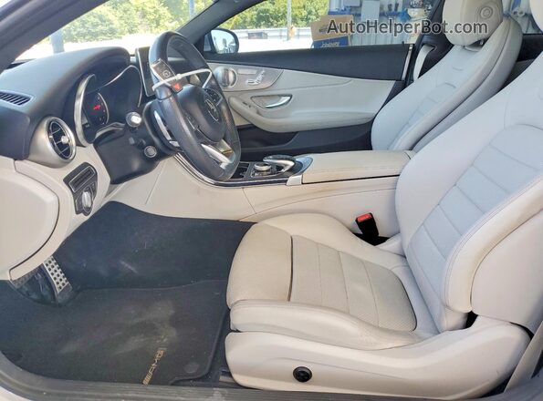 WDDWJ4JBXJF596107 2018 MERCEDES-BENZ C Silver Vista interior delantera