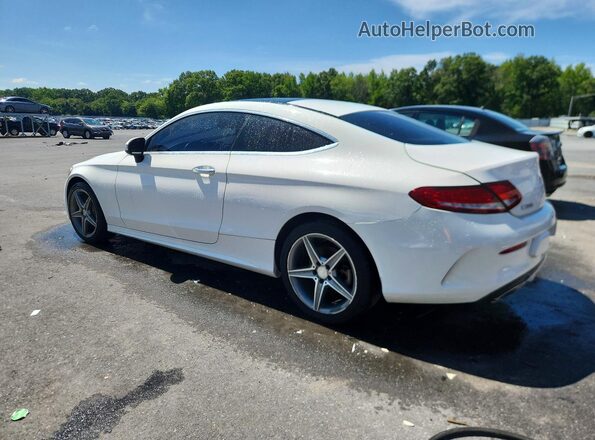 WDDWJ4KB1HF386049 2017 MERCEDES-BENZ C White Հետևի ձախ