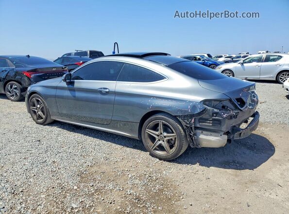 WDDWJ4KB1HF538315 2017 MERCEDES-BENZ C Gray Задня ліва чверть