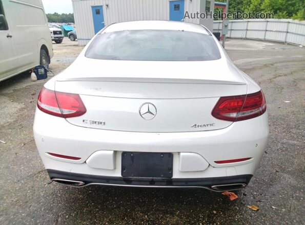 WDDWJ4KB2HF361399 2017 MERCEDES-BENZ C Белый Вид сзади