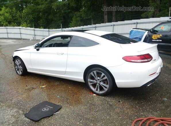 WDDWJ4KB2HF361399 2017 MERCEDES-BENZ C Белый Задняя левая четверть