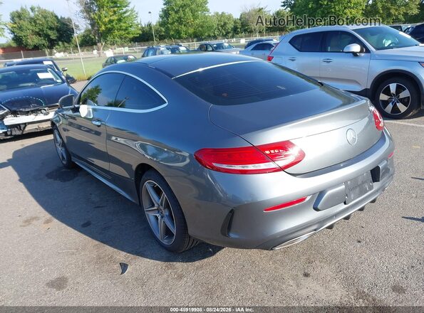 WDDWJ4KB2HF550456 2017 MERCEDES-BENZ C-CLASS Gray უკანა მარცხენა