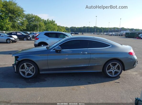 WDDWJ4KB2HF550456 2017 MERCEDES-BENZ C-CLASS Gray სალონის 360-გრადუსიანი ხედი