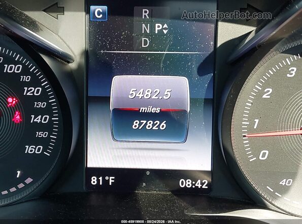 WDDWJ4KB2HF550456 2017 MERCEDES-BENZ C-CLASS Gray 