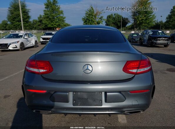 WDDWJ4KB2HF550456 2017 MERCEDES-BENZ C-CLASS Gray 