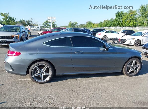 WDDWJ4KB2HF550456 2017 MERCEDES-BENZ C-CLASS Gray უკანა სალონის ხედი