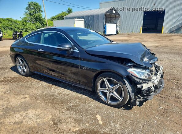 WDDWJ4KB2JF601279 2018 MERCEDES-BENZ C Black Front right