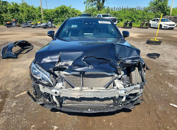 WDDWJ4KB2JF601279 2018 MERCEDES-BENZ C Black Front view