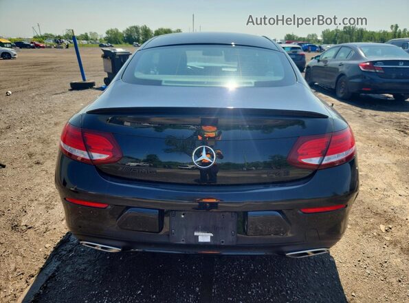 WDDWJ4KB2JF601279 2018 MERCEDES-BENZ C Black Rear view