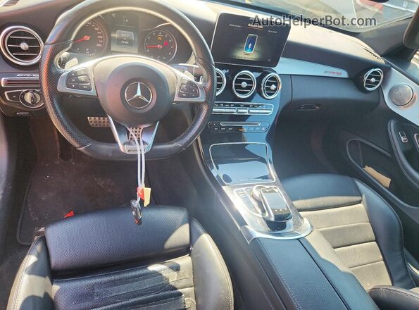 WDDWJ4KB2JF601279 2018 MERCEDES-BENZ C Black Dashboard view