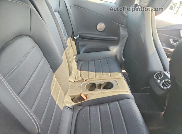 WDDWJ4KB2JF601279 2018 MERCEDES-BENZ C Black Rear seats view