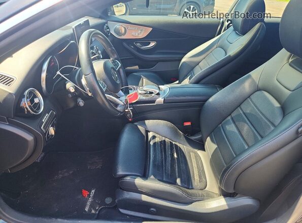 WDDWJ4KB2JF601279 2018 MERCEDES-BENZ C Black Front interior view