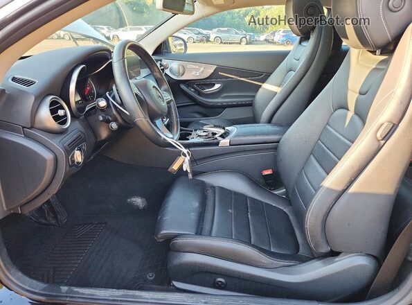 WDDWJ4KB7HF403596 2017 MERCEDES-BENZ C Black Vista interior delantera