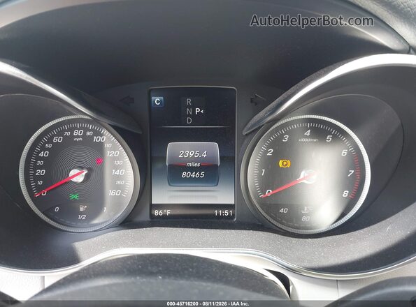 WDDWJ4KB8HF383147 2017 MERCEDES-BENZ C-CLASS Gray Հետևի նստատեղերի տեսք