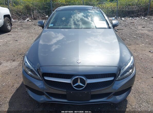 WDDWJ4KB8HF383147 2017 MERCEDES-BENZ C-CLASS Gray Սարքավորումների վահանակի տեսք