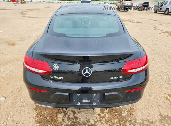 WDDWJ4KB8HF405941 2017 MERCEDES-BENZ C Черный Вид сзади