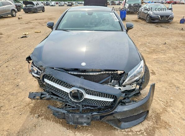 WDDWJ4KB8HF405941 2017 MERCEDES-BENZ C Черный Вид спереди