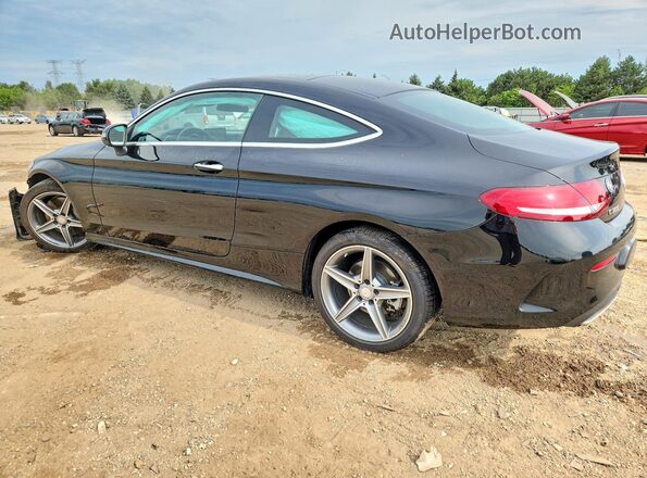 WDDWJ4KB8HF405941 2017 MERCEDES-BENZ C Черный Задняя левая четверть