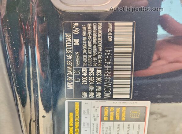 WDDWJ4KB8HF405941 2017 MERCEDES-BENZ C Черный Вид подкапотного пространства