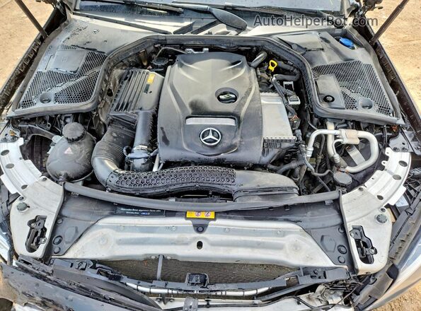 WDDWJ4KB8HF405941 2017 MERCEDES-BENZ C Черный Вид задней части салона