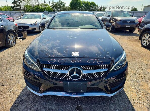 WDDWJ4KB9JF630150 2018 MERCEDES-BENZ C Black Вид спереду