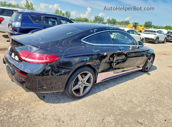 WDDWJ4KB9JF630150 2018 MERCEDES-BENZ C Black Задня права чверть