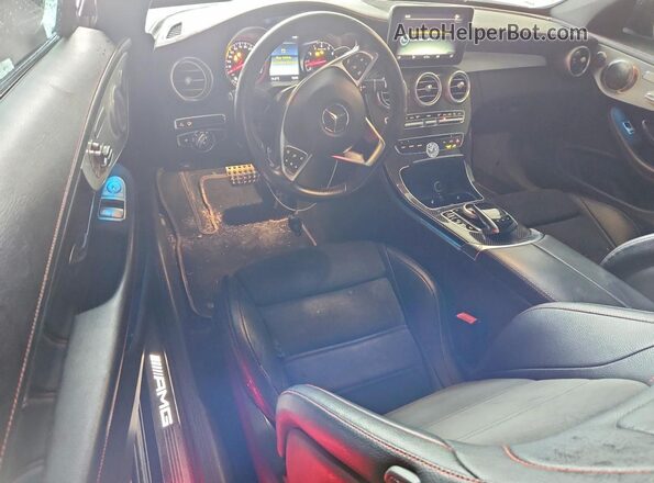 WDDWJ6EB0HF502798 2017 MERCEDES-BENZ C Blue Vista del salpicadero