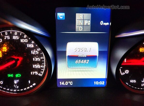 WDDWJ6EB0HF502798 2017 MERCEDES-BENZ C Blue Vista del cuadro de instrumentos