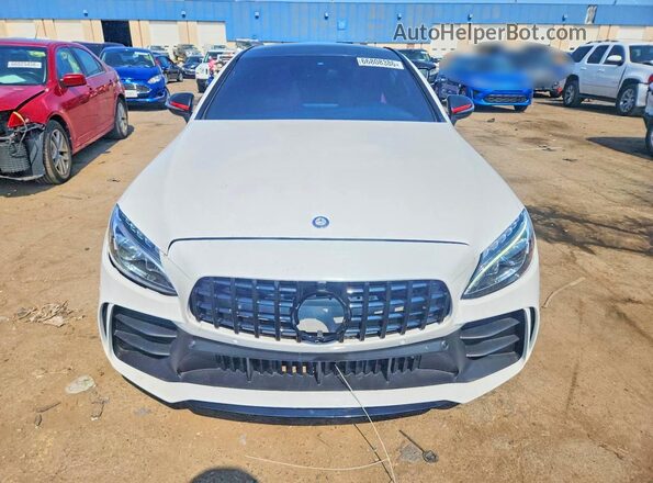 WDDWJ6EB1HF484442 2017 MERCEDES-BENZ C White Widok zestawu wskaźników