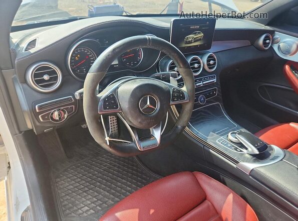 WDDWJ6EB1HF484442 2017 MERCEDES-BENZ C White 