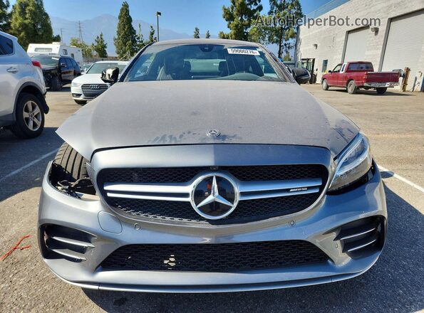 WDDWJ6EB3KF834029 2019 MERCEDES-BENZ C Gray წინა ხედი