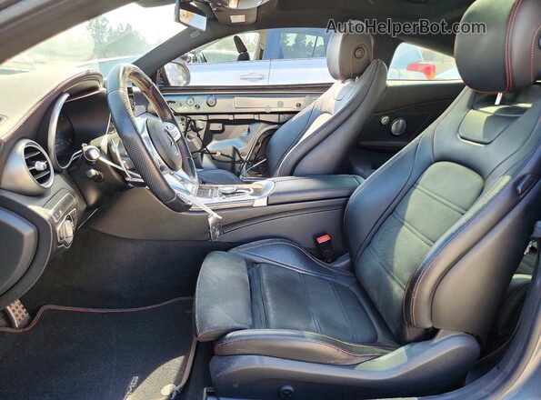 WDDWJ6EB3KF834029 2019 MERCEDES-BENZ C Gray წინა სალონის ხედი