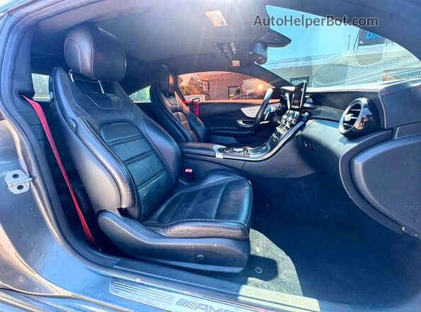 WDDWJ6EB5HF440248 2017 MERCEDES-BENZ C-CLASS Gray Հետևի տեսք