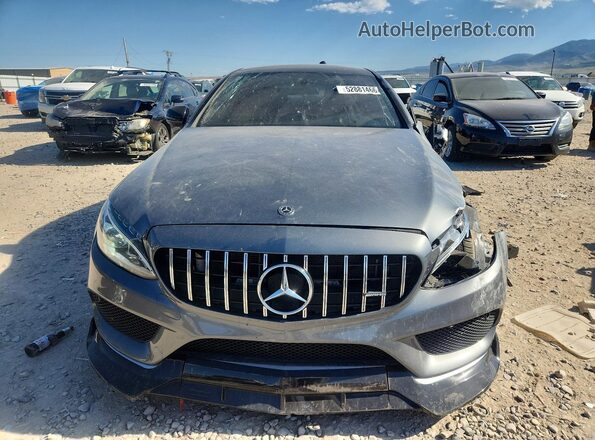 WDDWJ6EB6HF583676 2017 MERCEDES-BENZ C Charcoal Вид спереду