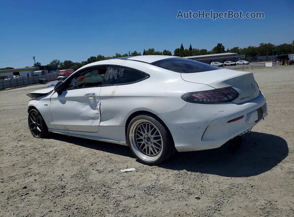 WDDWJ6EB8HF453110 2017 MERCEDES-BENZ C White Trasero izquierdo