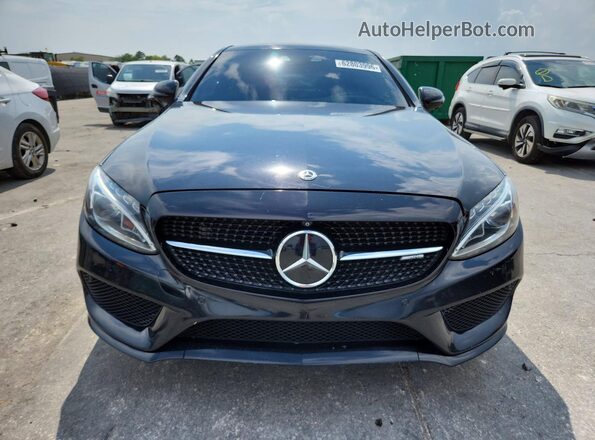 WDDWJ6EB8JF612763 2018 MERCEDES-BENZ C Black Widok z przodu