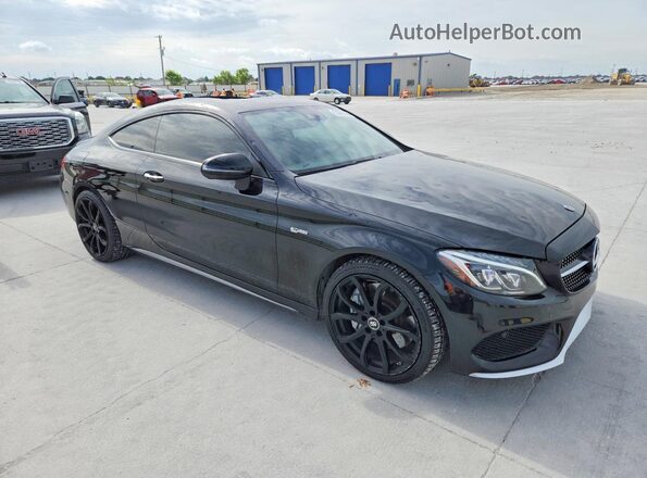 WDDWJ6EB8JF632088 2018 MERCEDES-BENZ C Black Front right