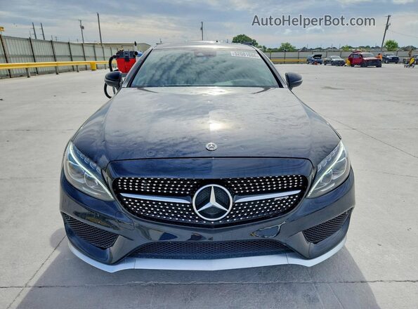 WDDWJ6EB8JF632088 2018 MERCEDES-BENZ C Black Front view