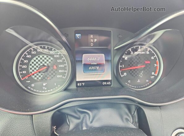 WDDWJ6EB8JF632088 2018 MERCEDES-BENZ C Black Instrument cluster view