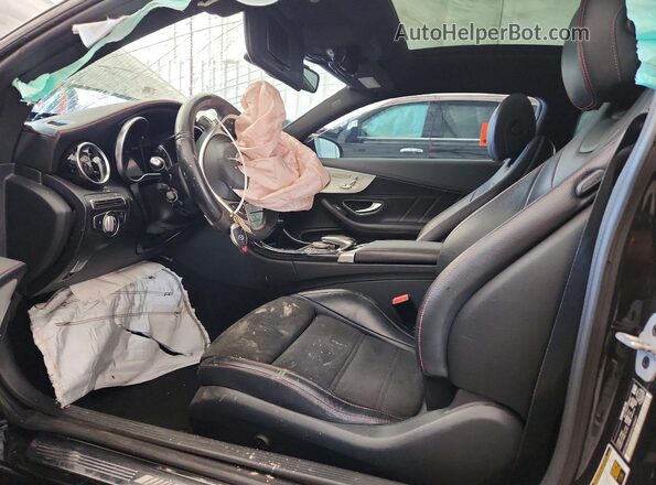 WDDWJ6EBXJF629547 2018 MERCEDES-BENZ C Black Vista interior delantera