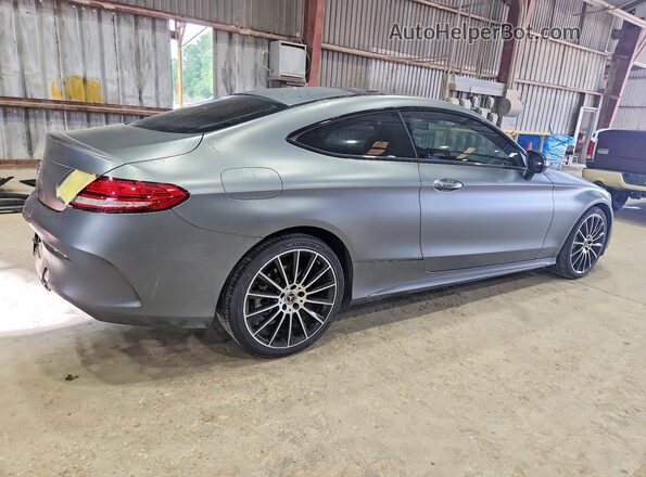 WDDWJ8DB2KF775262 2019 MERCEDES-BENZ C Gray Trasero derecho