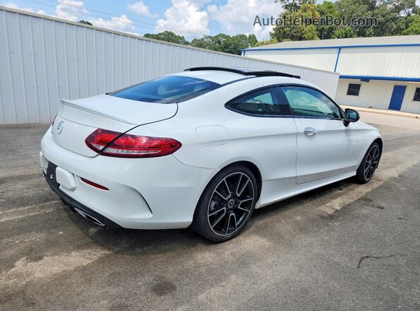WDDWJ8DB3KF825229 2019 MERCEDES-BENZ C White Trasero derecho