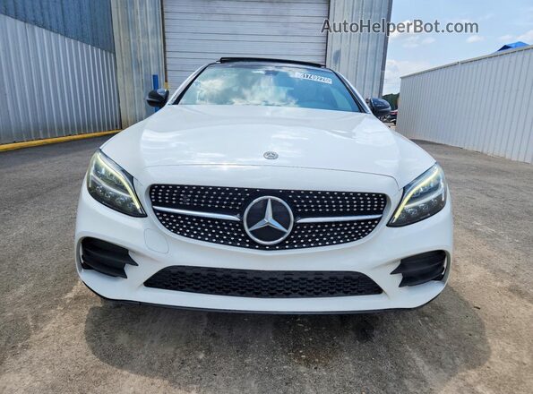 WDDWJ8DB3KF825229 2019 MERCEDES-BENZ C White Vista frontal