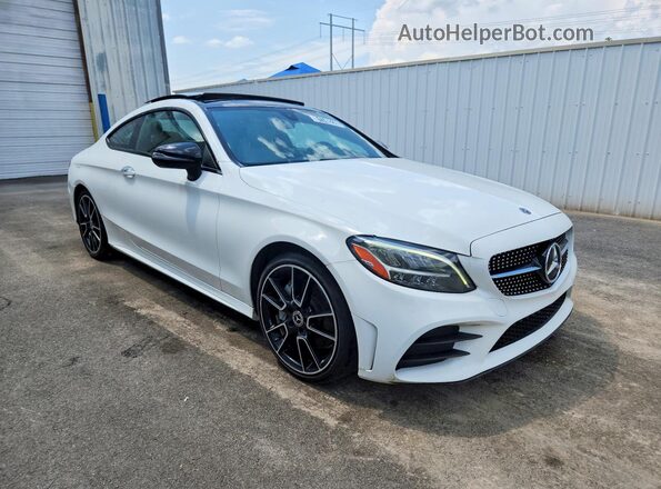 WDDWJ8DB3KF825229 2019 MERCEDES-BENZ C White Delantero derecho