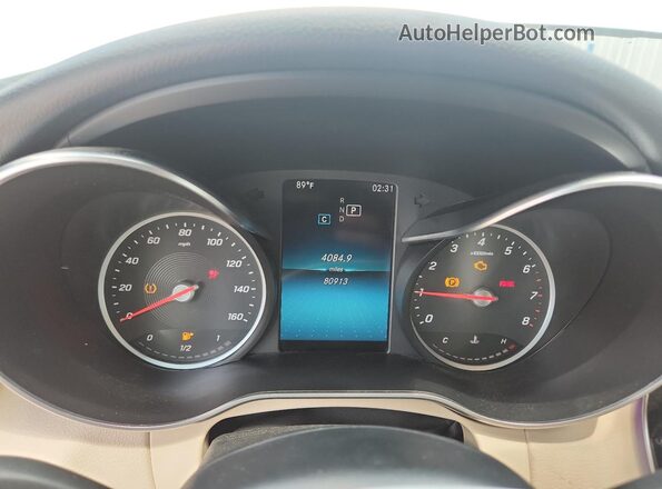 WDDWJ8DB3KF825229 2019 MERCEDES-BENZ C White 