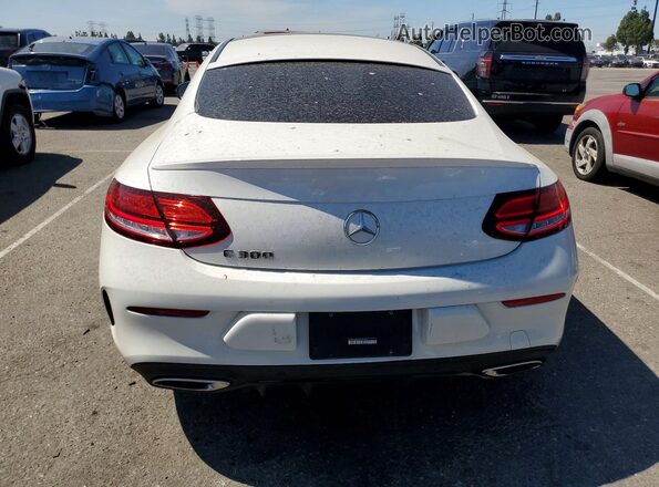 WDDWJ8DB3KF831595 2019 MERCEDES-BENZ C White უკანა ხედი