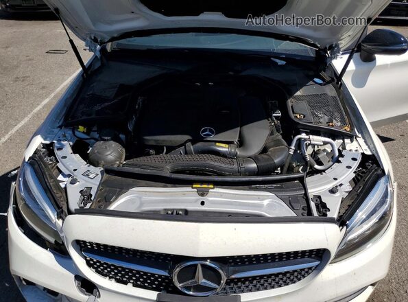 WDDWJ8DB3KF831595 2019 MERCEDES-BENZ C White უკანა სალონის ხედი